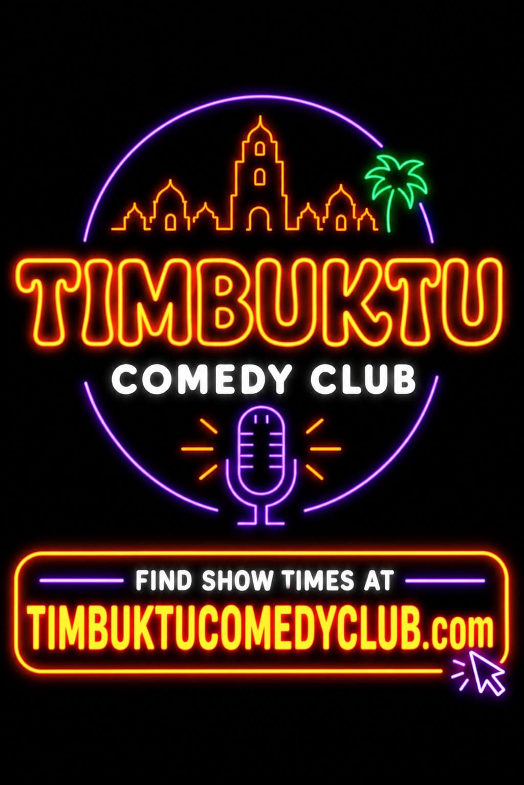 Timbuktu Comedy Club Announcement